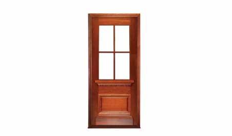 hampshire 4 light: door in frame