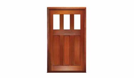 fully glazed high waist vermont pivot: door in frame