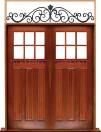 ashgrove: single door + sidelight on right