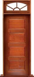horizontal 4 panel: double door